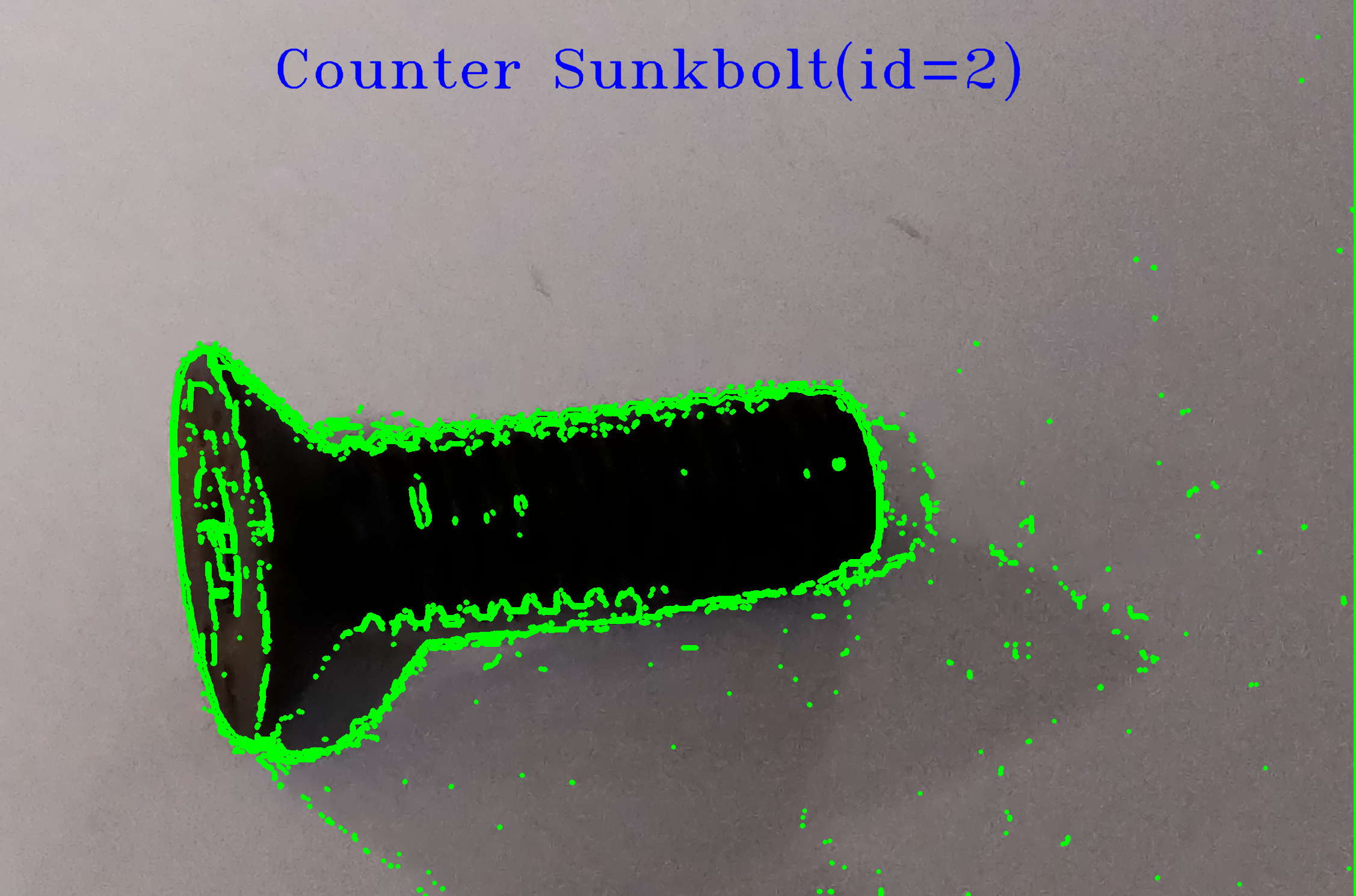 Neural network (NN) based fastener sorting